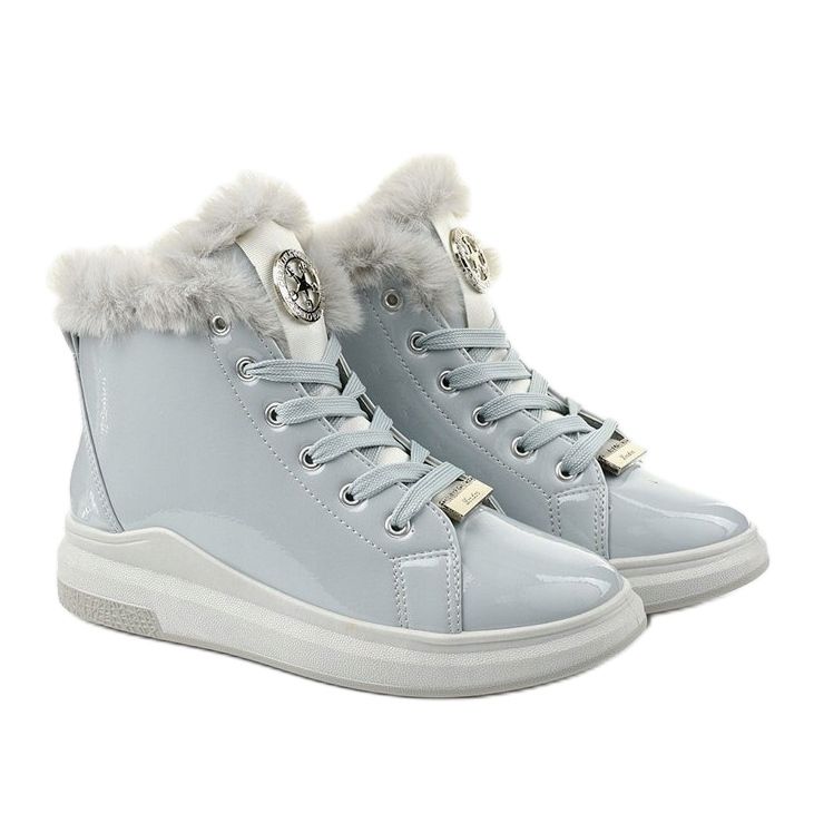 Grå stövlar, isolerade Freemans stövlar 2