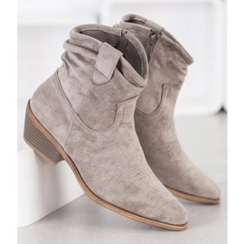 Cm Paris Cowboystövlar i mocka beige 1