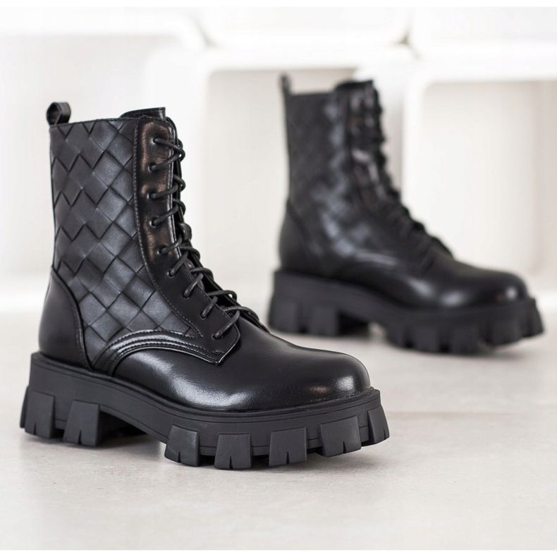 Seastar Black Fashion Trappers svart 1