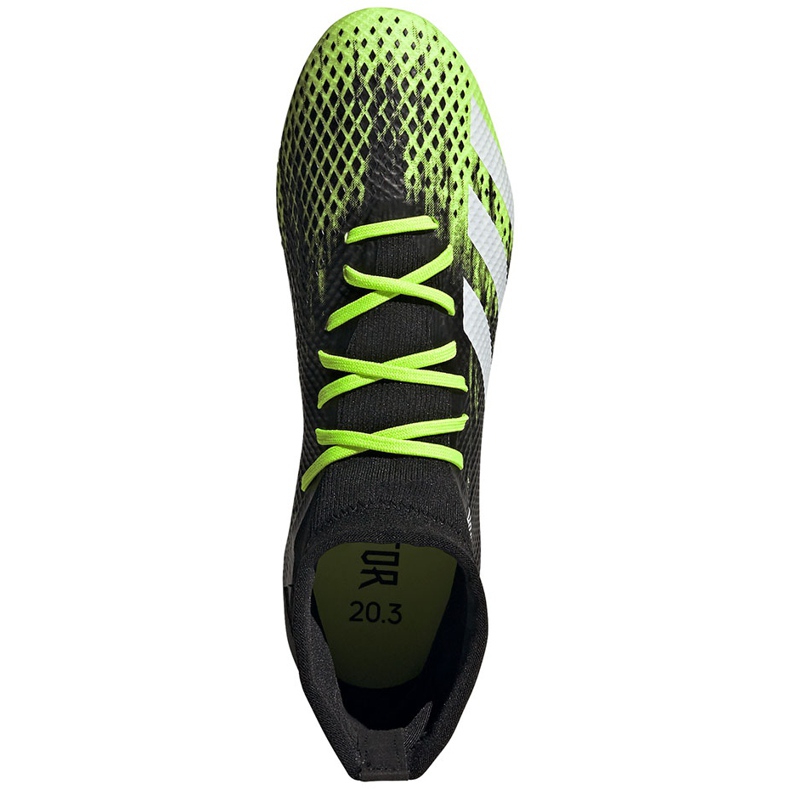 Fotbollsskor adidas Predator 20.3 Sg svart och grön EH2904 mångfärgad 1