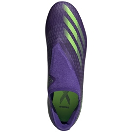 Adidas X Ghosted.3 Ll Fg fotbollsskor lila-gröna EG8164 purpur purpur 1