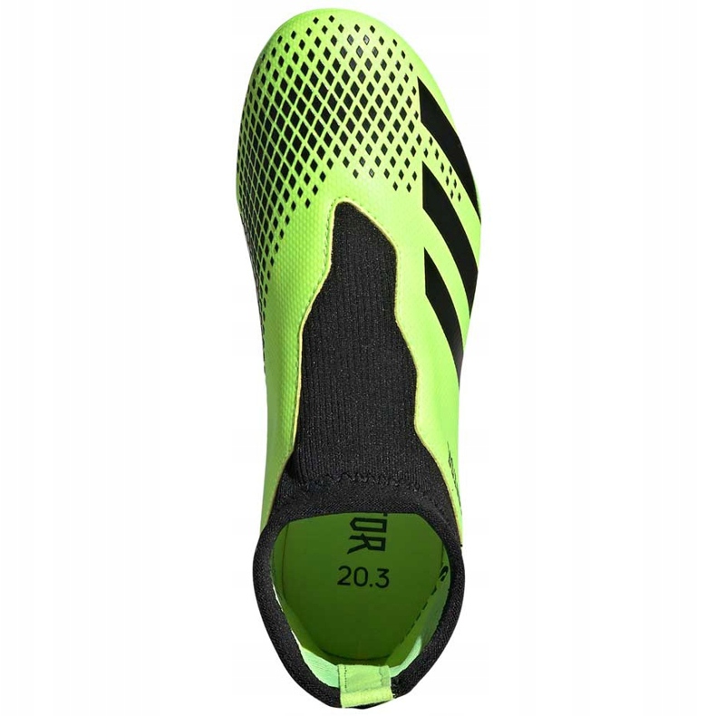Adidas Predator 20.3 Ll Fg Junior fotbollsskor grön-svart EH3019 1