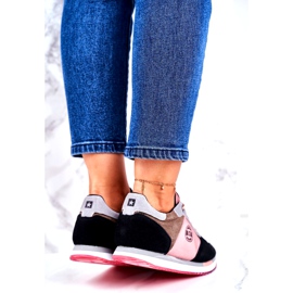 Kvinnors sportskor Sneakers Big Star GG274458 svart kaki rosa grå 2