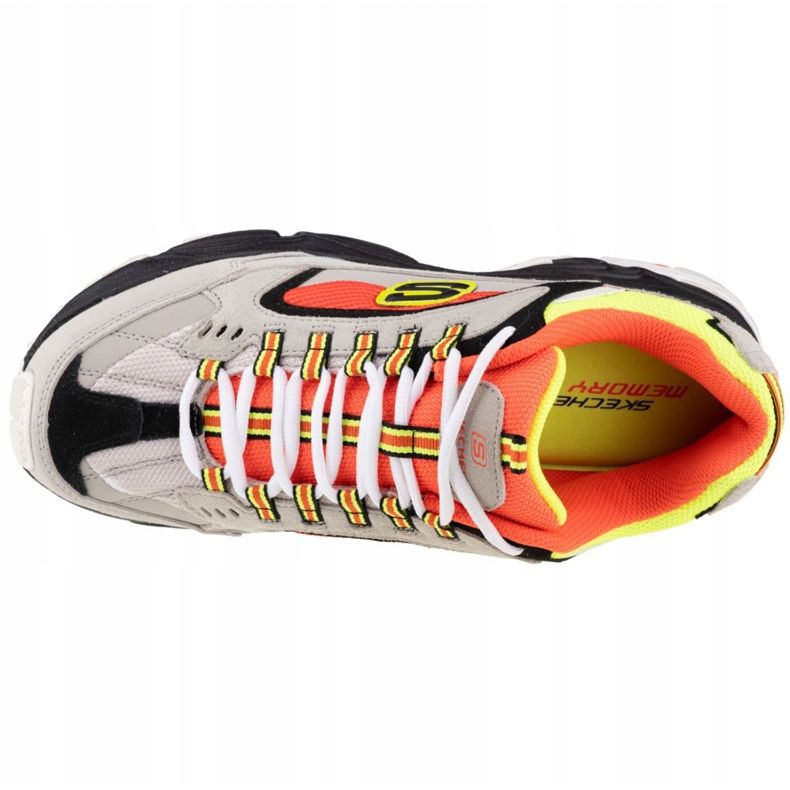 Skechers Stamina-Cutback M 51286-GYOR orange grå mångfärgad 2