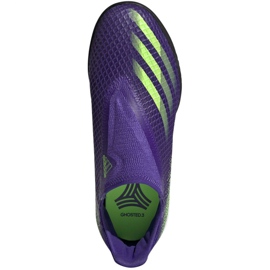 Adidas X Ghosted.3 Ll Tf Junior EH2016 fotbollsskor purpur purpur 1