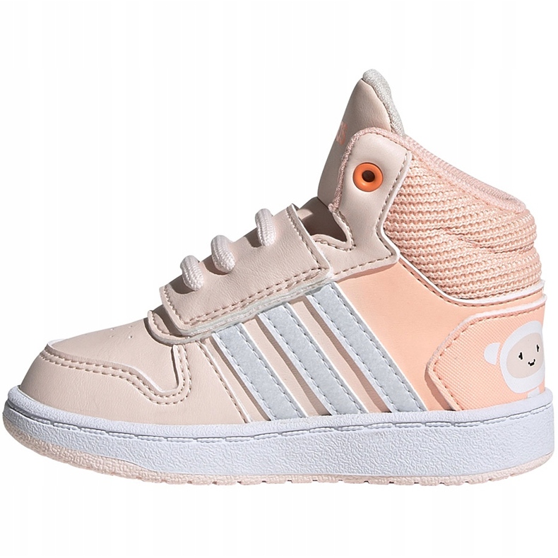 Adidas Hoops Mid rosa FW4924 barnskor 1