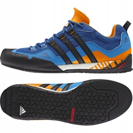 Adidas Terrex Swift Solo M AQ5296 skor svart blå orange 1