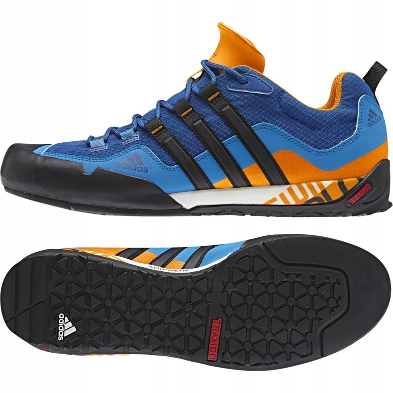 Adidas Terrex Swift Solo M AQ5296 skor svart blå orange 1