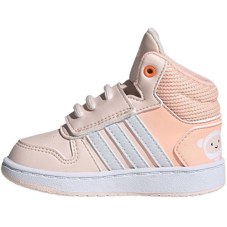 Adidas Hoops Mid Jr FW4924 skor rosa 1
