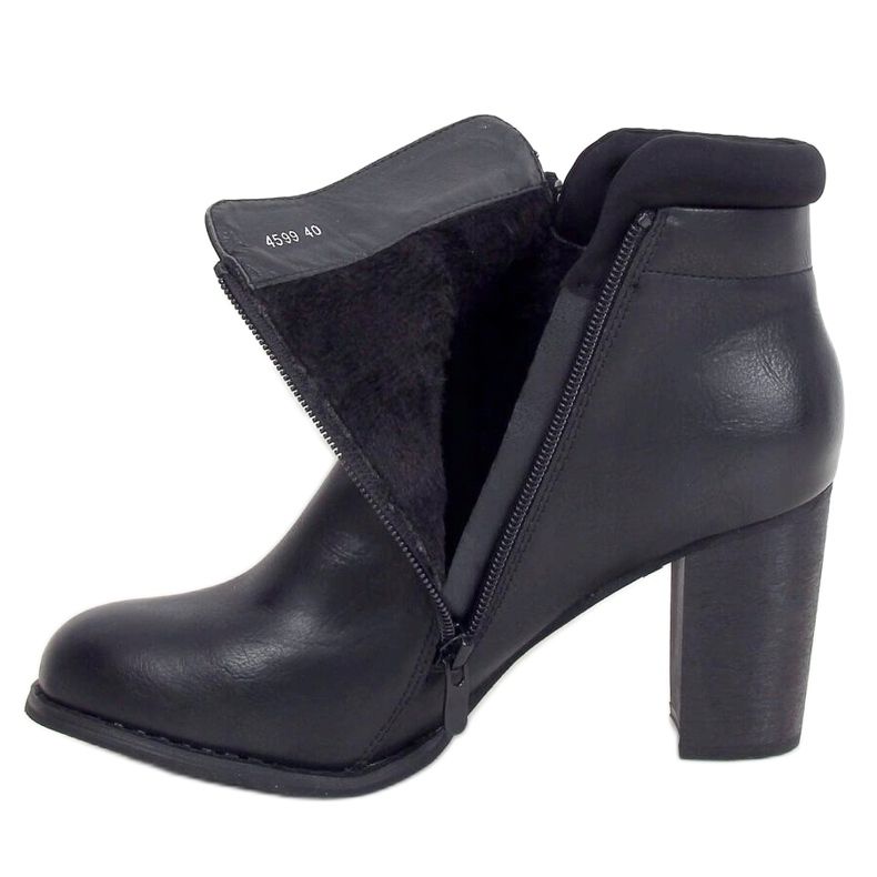 Svart 4599 Svarta höga klackar 1