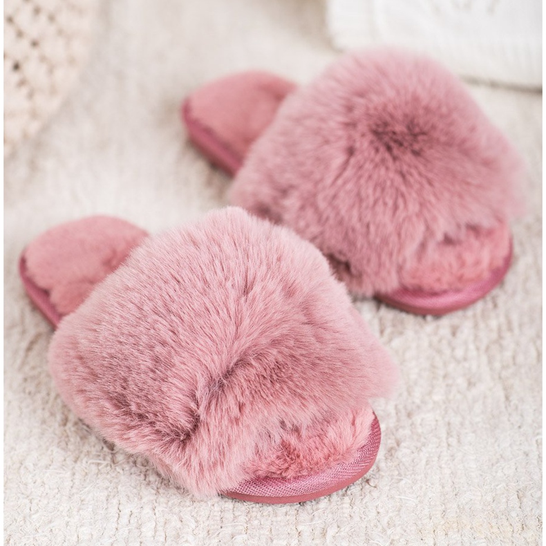 Bona Snygga rosa tofflor 1