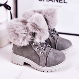 Barnens varma fällare med pälsgrå Nella 1