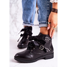 SEA Kvinnors varma stövlar med spännen och band svart Special 1