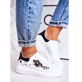 Kvinnors sportskor Sneakers med Fly White Amour vit 1