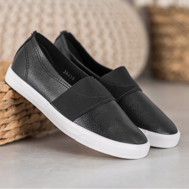 Bona Slip On Sneakers svart 1