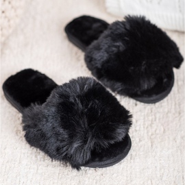 Bona Snygga svarta tofflor 1