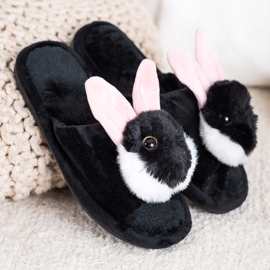 Bona Kanin tofflor svart 1