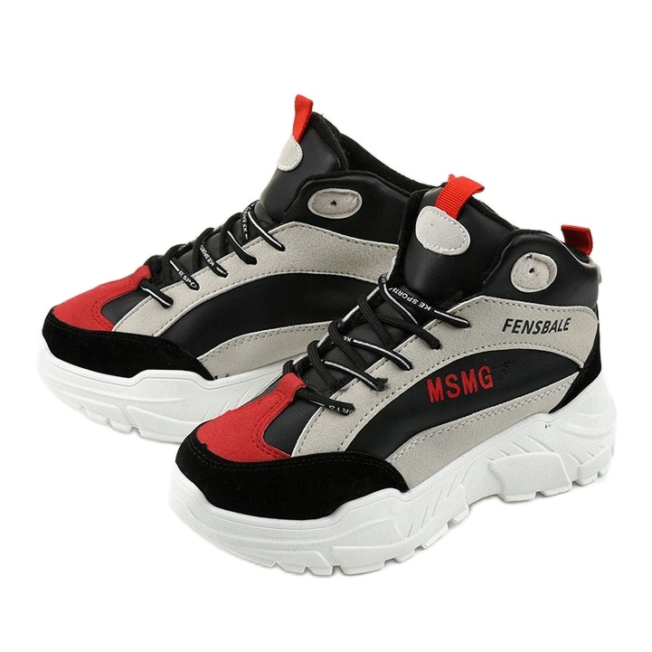 Svarta sneakers, isolerade Denim sneakers mångfärgad 2