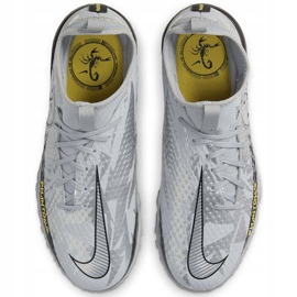 Nike Phantom Gt Scorpion Academy Dynamic Fit Tf Junior DA2289 001 fotbollsskor silver- silver- 1