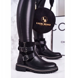 PJ1 Kvinnors varma stövlar Arbetare Svart Intensitet 1