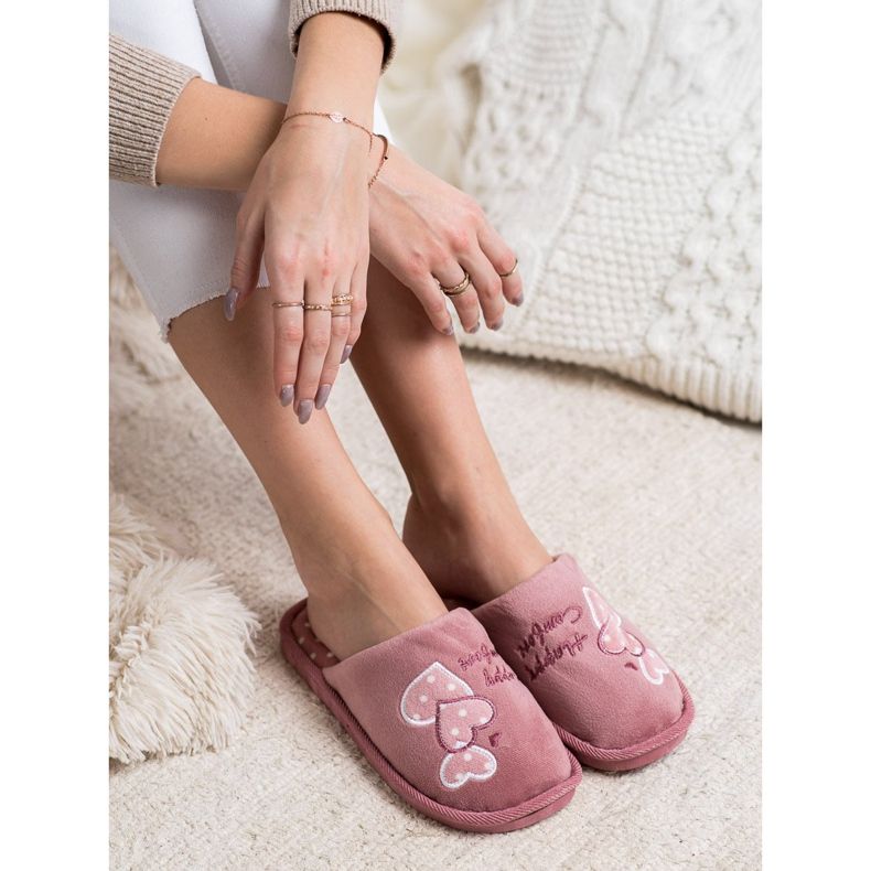 Bona Varma Happy Comfort -tofflor rosa 1