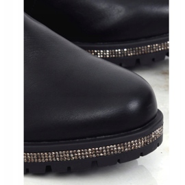 Svarta ridstövlar för kvinnor SG-501 Svart 1