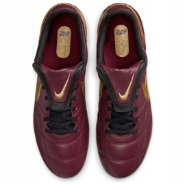 Nike Nike Premier Ii Fg M 917803 690 fotbollsskor bourgogne, guld röd 1