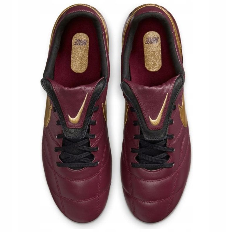 Nike Nike Premier Ii Fg M 917803 690 fotbollsskor burgund, guld röd 1