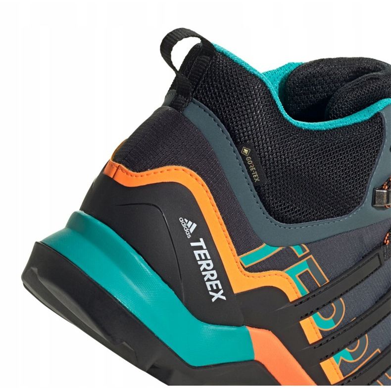 Adidas Terrex Swift R2 Mid Gtx M FV6840 skor svart orange grå grön 2