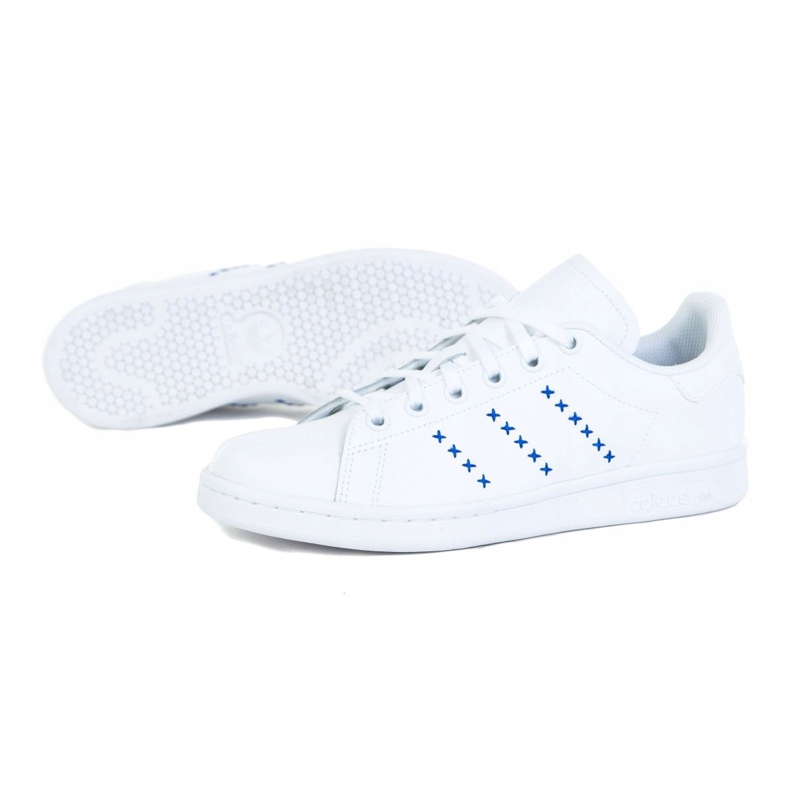 Adidas Stan Smith Jr EG6496 skor vit svart 1