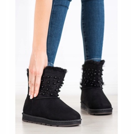 Bona Mukluki med pärlor svart 1