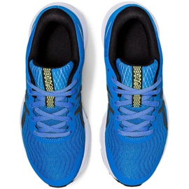 Asics Patriot 12 Gs Jr 1014A139 401 löparskor svart blå 1