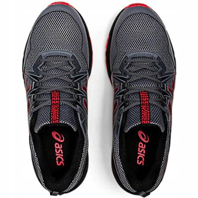 Asics Gel Venture 8 löparskor för herrar grå-röda 1011A824 020 1