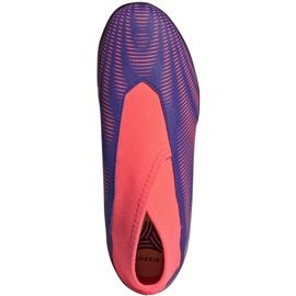 Adidas Nemeziz.3 Ll Tf Jr EH0584 fotbollsskor orange, lila, rosa purpur 1