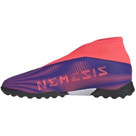 Adidas Nemeziz.3 Ll Tf Jr EH0584 fotbollsskor orange, lila, rosa purpur 2
