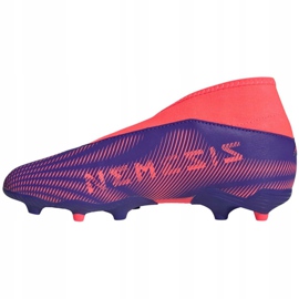 Adidas Nemeziz.3 Ll Fg Jr EH0583 fotbollsskor orange, lila, rosa purpur 2