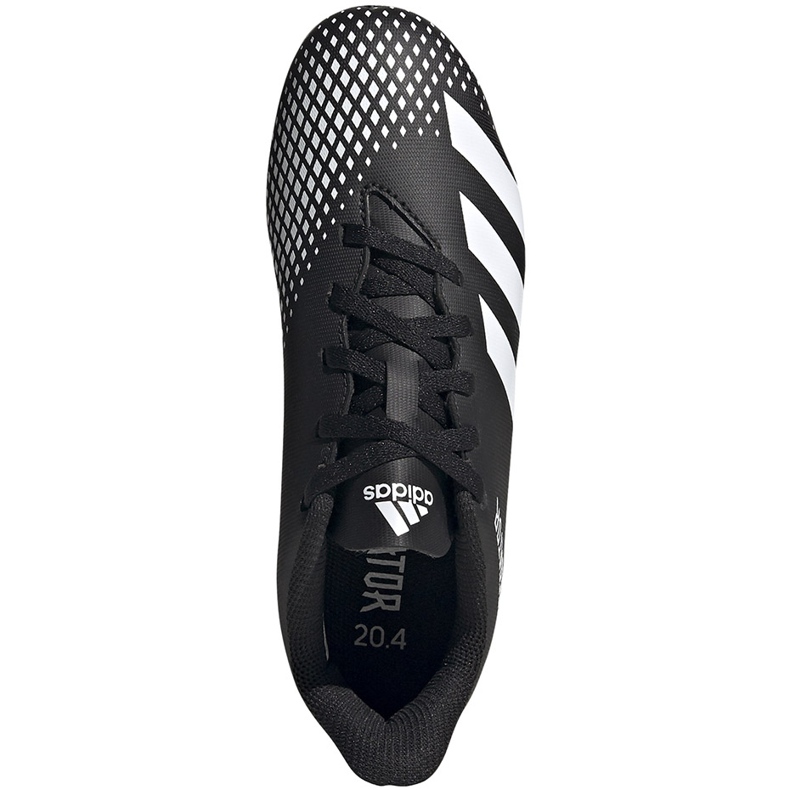Adidas Predator 20.4 FxG Junior FW9221 fotbollsskor svart svart 1