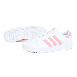 Adidas Team Court Jr EG9089 skor vit svart 1