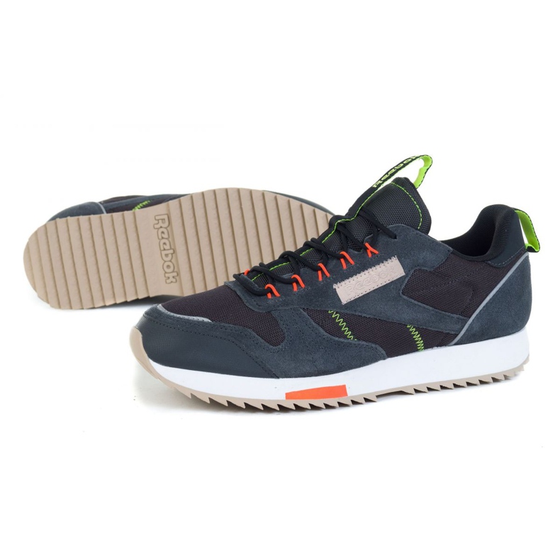 Reebok Cl Leather Ripple Trail M EG6473 marinblå 1