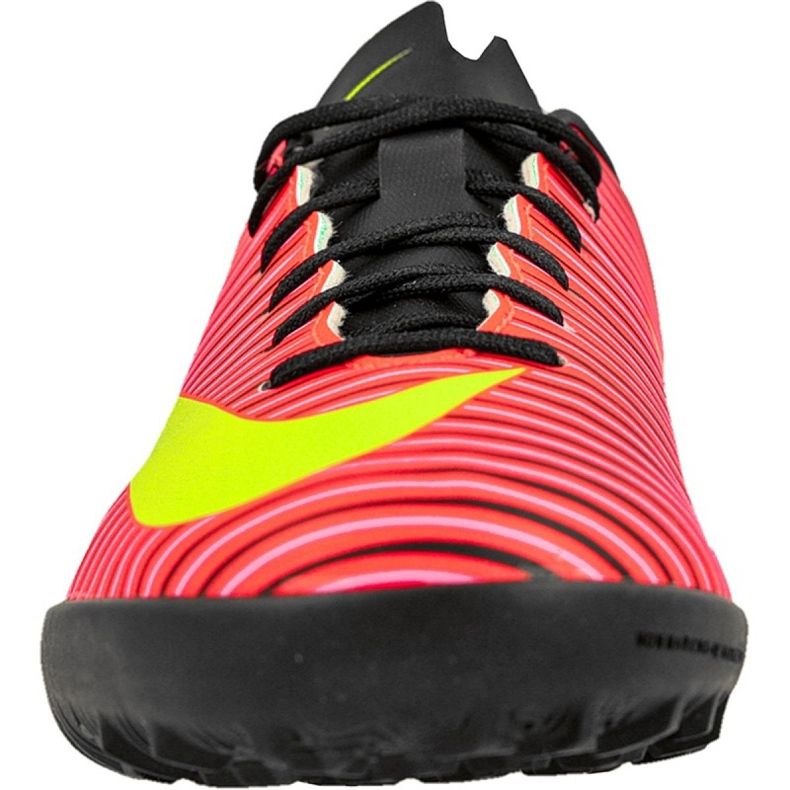 Nike Mercurial Vapor Xi Tf Jr 831949-870 fotbollssko röd flerfärgad 2
