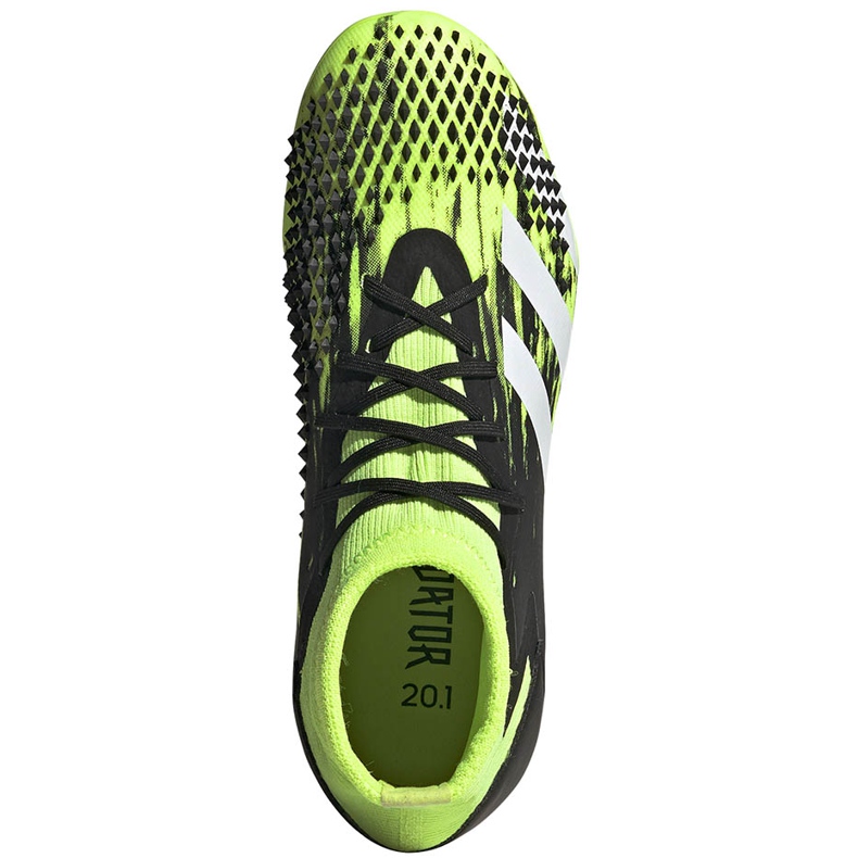 Adidas Predator Mutator 20.1 Fg Junior fotbollsskor grön-svart EH3017 1
