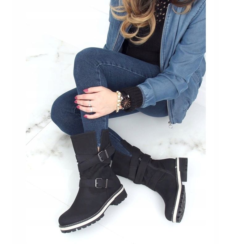 Stövlar på skyddet svart 9671 Svart 2