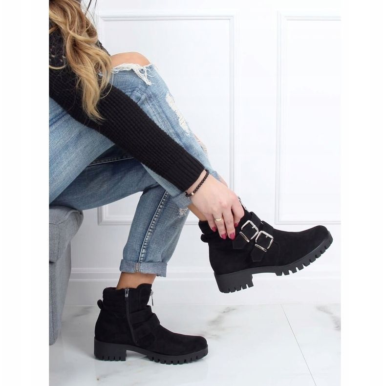 Svarta XJ-30 svarta stövlar på skyddet 2