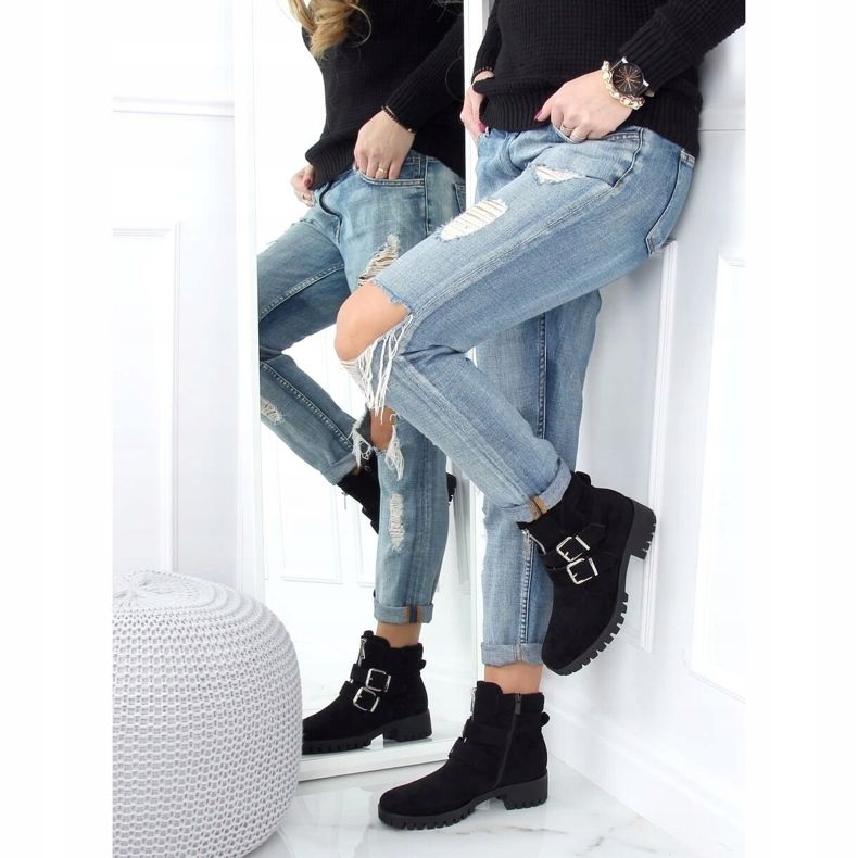 Svarta XJ-30 svarta stövlar på skyddet 1