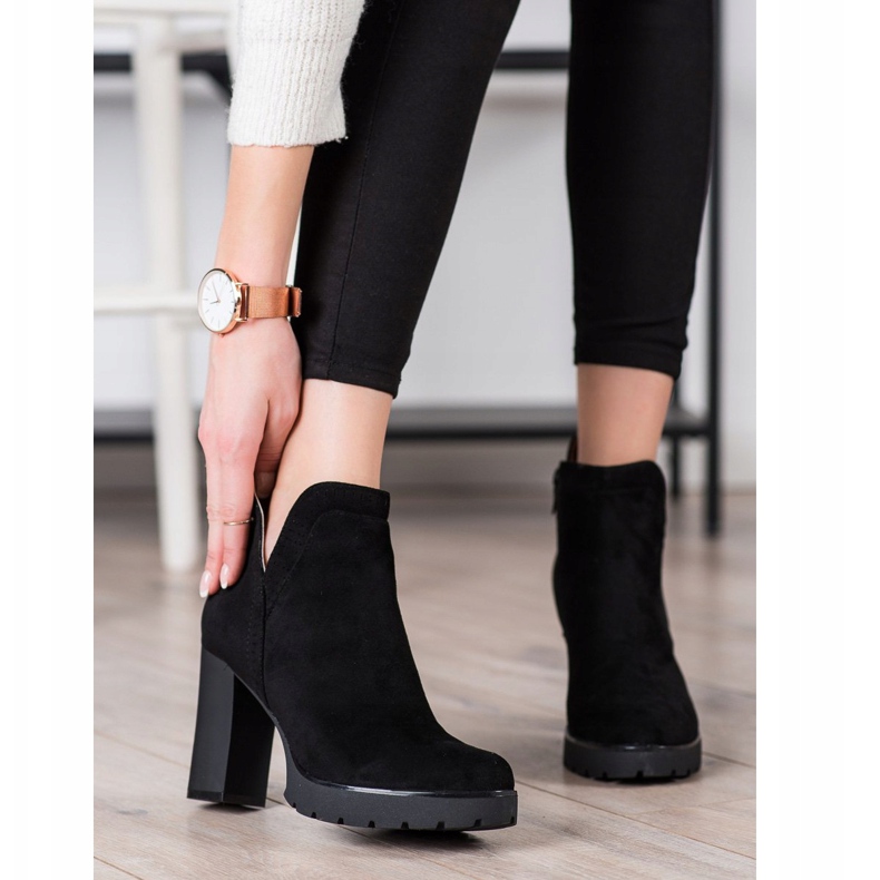 Bella Paris Högklackade stövlar svart 2