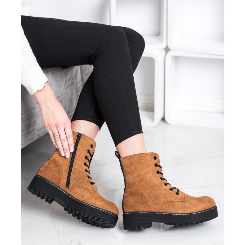 SHELOVET Mocka Trappers På Plattformen brun 1