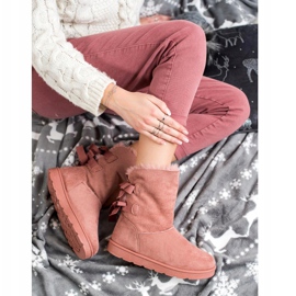 SHELOVET Trendiga Mukluki rosa 1