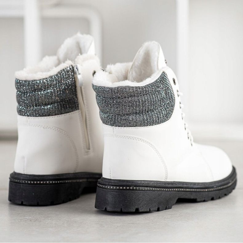 SHELOVET Vita fällare med cubic zirconia 1