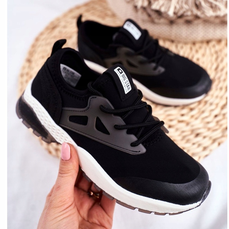 Svarta barns sportskor FF374147 Big Star 2