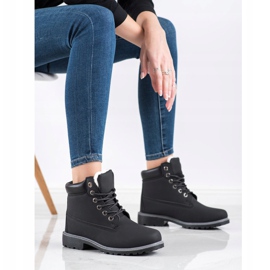 SHELOVET Casual Trappers svart 1